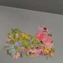 Butterfly Banner Wildflower Party Decorations Paper Flower Leaves Banner Butterfly Garland for Wall Decoration Spring Baby Shower Wedding Backdrop Decorations