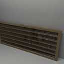 Fits 12x30 and 30x12 Duct Opening | Return Air Floor Grille by Handua | Walkable Vent Cover Grill for Floor | Brown | Heavy Duty Fixed Blades | Outer Dimensions: 13.75"W X 31.75"H