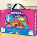 QUOKKA Glitter Giant Floor Puzzles for Kids Ages 3-5 - 2x3 Feet 48 Piece Puzzles for Toddlers 2-4 - Large Shaped Educational Toddler Puzzles Ages 24+ Months - Unicorn Activity Game for Boys and Girls