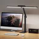Honeywell LED Desk Lamp with Base - HJ1BK Sunturalux Eye-Caring Architect Desk Lamp for Home Office, 1200LM Computer Desk Light 4 Color Modes Stepless Dimming Task Desk Light with Timer Function Black