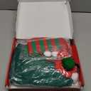 Meland Elf Costume for Kids - Light Up Elf Dress for Girls Holiday Outfit, Christmas Costume for Toddler Girl 3-10 Years Old (9-10 Yearts)