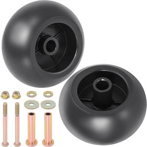 CheeMuii 2 Pack Lawn Mower Deck Wheel Kit Heavy-duty Mower Anti Scalp Deck Wheels Replace for Bad Boy 022-5234-98 Replace for Exmark 103-4051 103-7263 Etc