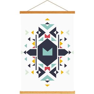 Ywlake Magnetic Poster Hanger, 8x10 8x20 8x11 Poster Frame Wood Wooden Magnet Print Posters Dowel Scroll Hanger Hangers Hanging Kit for Walls Map Canvas Artwork (Teak Wood, 8")