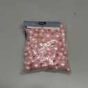 100PCS Light Pink Faux Pearls Beads for Centerpiece Vases, Vase Filler Faux Pearls, No Holes Filler Beads for Easter Party Anniversary Birthday Wedding Table Decor, 14/20/30mm