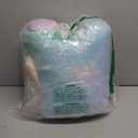 A Nice Night 6Pcs Gradient Glitter Bedding Set for Girls Twin Size, Colorful Rainbow Galaxy Comforter Set, Ultra Soft Bedding Sets, Pink