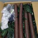 7ft Solar Lighted Palm Tree, Home Room Decor 260LED Christmas Tree, 3 Trunks Artificial Palm Trees for Outside Patio, Indoor Decorations, Outdoor Garden, Pool (Green)