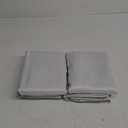 Sun Zero Nordic 2-Pack Theater Grade Noise Reducing Extreme 100% Blackout Grommet Curtain Panel Pair, 52" x 63, White