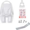 Doll Bike Seat for Girls Bicycle Doll Chair for 1220 Inch Kids Bikes, Compatible with American Girl, White