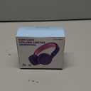 Kids Headphones, Wired Headphones for Kids On Ear with Microphone, 93dB Volume Limiter Headphone for Girls Boys, Foldable Lightweight Headphone for School Learning & Entertainment, Pink Purple