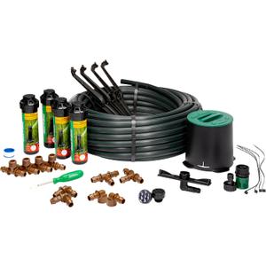 Rain Bird 32HE In-Ground Pro Rotor Pop-up Sprinkler System Kit with Click-N-Go Garden Hose Connection
