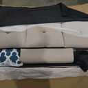 Devion Furniture Polyester Fabric Sectional Sofa, Tufted Design, in Beige Finish