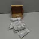 Amerdeco 10 Pack Matte Black Cabinet Pulls 3 Inch(76mm) Hole Centers Kitchen Cabinet Handles Cabinet Hardware Cupboard Handles Square Drawer Pulls SH0004