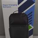 Diaper Bag Backpack for Moms Dads  Baby Bag With USB Port, Changing Pad, Laptop Pocket  Expandable, Black