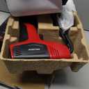 BULLSEYE PRO Tire Inflator with Pressure Gauge, Compact and Portable, Automatic Shut Off, 150 PSI Max, USB Home Rechargeable and Cord for Vehicular Use As Seen On TV (9475) (Red)