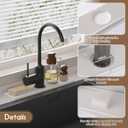 Faucet Mat for Kitchen Sink, Diatomite Quick Drying Tray , 15.8 Inch Kitchen Sink Splash Guard and Bathroom Stone Trays for Counter. Super Absorben.White.