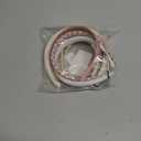 LYroo Headbands for Women Girls Non Slip - 8 Pack Wide Padded Headband Cute Floral Headbands Fashion Pearl Beaded Thin Head Bands Trendy Hair Accessories(White & Pink)