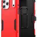 HayyaCase for iPhone 17 Pro Case with Belt Clip Holster