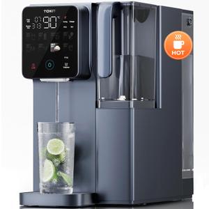 TOKIT T1 Pro Reverse Osmosis Water Filter Countertop, NSF/ANSI 58, RO Whole House Water Filter System with Alkaline Remineralization Filter and Instant Heating Tech, No Installation