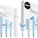 Pure Daily Care NuDerma Clinical Portable Skin Therapy Wand, Machine with 6 Fusion Neon + Argon Wands Anti Aging - Clarifying - Skin Tightening & Radiance - Wrinkle Reducing (Pack of 1)