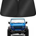 KUST Windshield Sun Shade for 2020-2025 2026 Jeep Gladiator(JT) Accessories,Sport,Sport S,Overland Rubicon Pickup(NO Sensor)Window Sunshade Sun Visor Protector Foldable Blocks UV Rays Keep Car Cooler