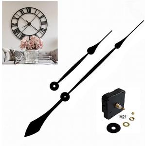 17 inch (Total Length of Minute Hand 23 inches) Large Hands and High Torque Clock Movement Combo