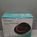 Shiatsu Foot Massager, Electric Feet Massage Machine, Deep Kneading Relief for Plantar Fasciitis, Air Compression, 3 Heat Levels, Relax for Home Office Use, for Women Mom Dad Black