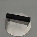 Stainless Steel Burger Smasher 3.25 LB  8 Inch Steak Weight for Smash Burgers, Bacon, Sandwiches | Dishwasher Safe, Preheatable Protein Press with Silicone Handle | Commercial BBQ Tool