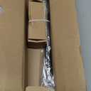 TVWOO Black Wrap Around Curtain Rods:5/8" Small Blackout Adjustable Window Curtain Rod for Bedroom Kitchen Apartment Renter Friendly,Room Darkening Curved Drapery Rods Easy Install,Matte Black 36-72"