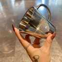 Heart-Shaped Crystal Rhinestone Stainless Steel Coffee Mug, Small Camping Mugs with Handle Durable and Reuseable Mug Cup for Water,Iced Coffee,Milk,Tea,Juice