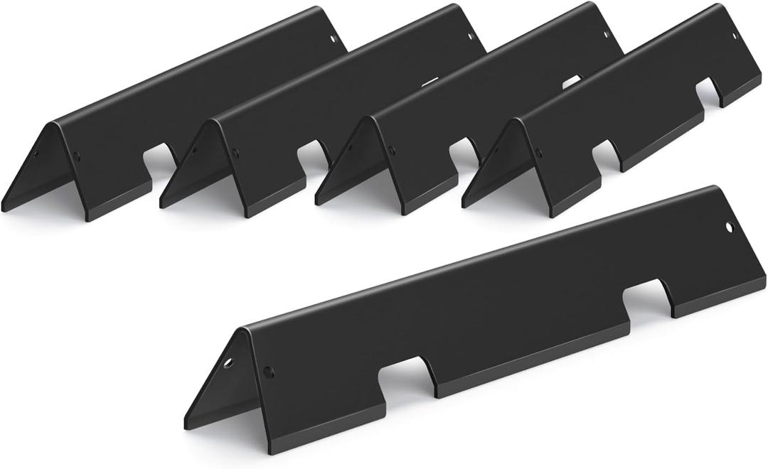 7636 & 67046 Flavorizer Bars for Weber Spirit II E-310 310 300 Grill Parts, Spirit E/S-310 320 330 Part Replacement, 16GA Porcelain-enameled Flavor Bars for Weber Spirit GS4, 15.3 Flame Guards 5 Pack