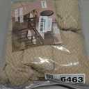 Genina Seat Covers for Dining Room Chair Seat Slipcovers Kitchen Chair Covers (Khaki, 6 Pcs)