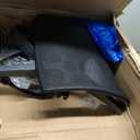 BestOffice | Ergonomic Office Chair | Mid-Back Swivel Desk Chair | Breathable Backrest & Lumbar Support | Adjustable Height | Sponge Seat | Rolling Wheels | Dark Black | for Adults & Women, 18 inches x 18 inches x 38 inches