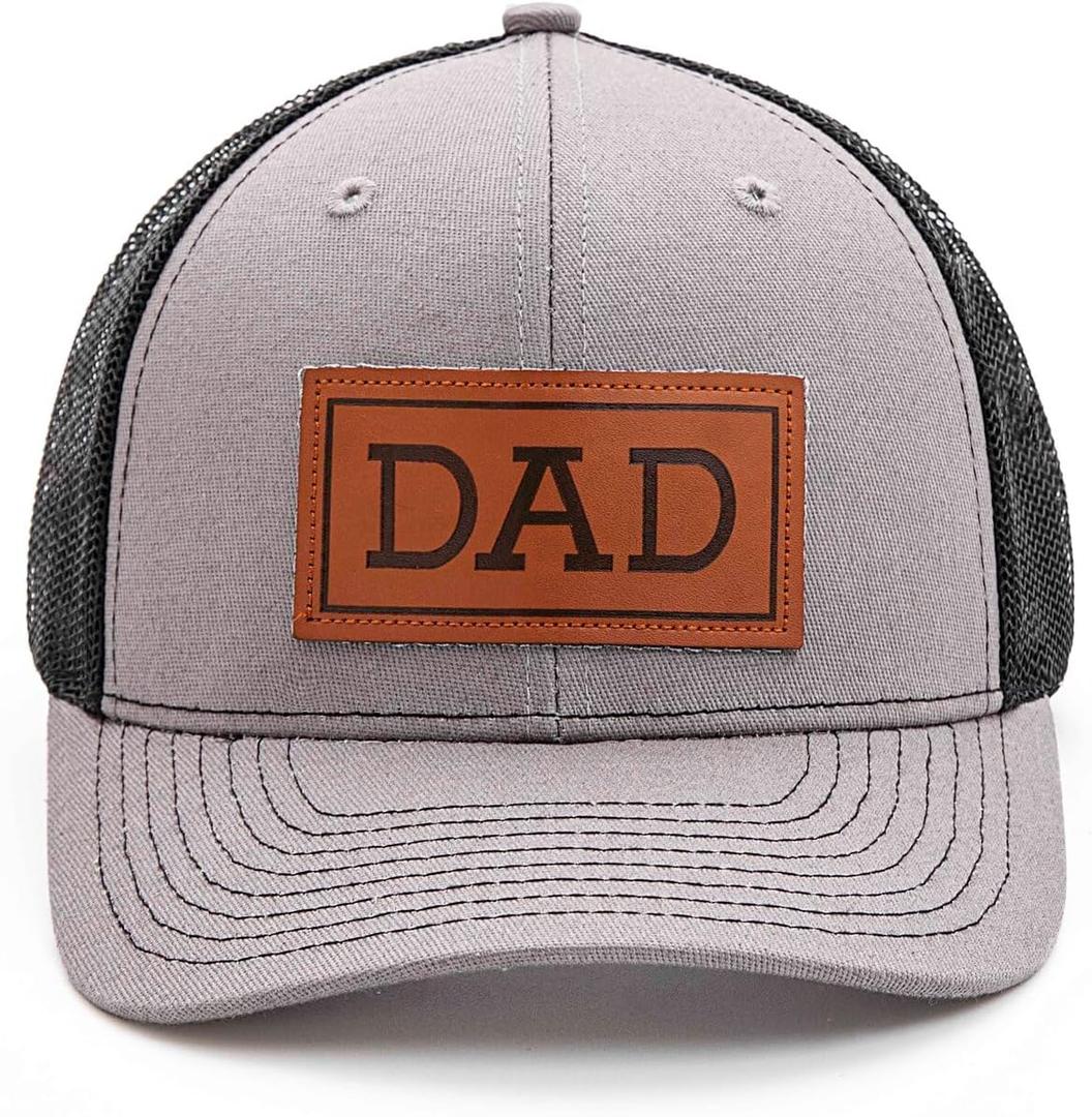 Dad Cap, Perfect New, First Dad Hat Fathers Day Birthday Gifts from Daughter Son Wife 1st Dad Papa Hats Gray (Gray)
