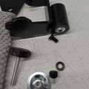 Lemniscate Cat Desk Bed - Soft Flannel Perch & Hammock, 16"x15" Spacious Sleep Area, Supports 44lbs, Removable Washable Modern Pet Furniture for Indoor Home Office & Game Tables