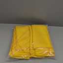 50pcs Polyester Cloth Napkins - 20 x 20 inch Yellow Dinner Washable Napkins with Hemmed Edges for Restaurant/Wedding/Hotel(50,Yellow)