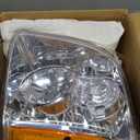 Headlights w/Bulb Compatible with 2007-2014 GMC Yukon & Yukon XL 1500/2500 SLE SLT Base Hybrid, Replaces 15861025 15861026 Front Headlamp Assembly Halogen 2 PCS