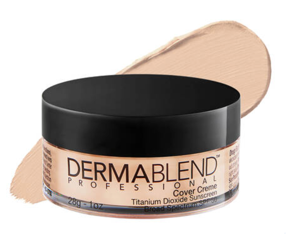 Dermablend Cover Creme High Coverage Foundation with SPF 30 10C Rose Beige, 1 Oz