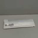 Stove Gap Covers Stainless Steel 2 Packs, 13.8~27.6 Inch Adjustable Heat Resistant Not Sharp Gap Filler, Easy to Clear Stove Counter Gap Cover Suitable for Even Surface (Silver)