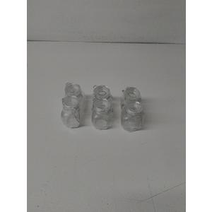 GLASS JAR WITH GLASS LID 3 Pack 3x2in