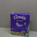 Kleenex Ultra Soft Facial Tissues, 4 Cube Boxes, 60 Tissues per Box, 3-Ply (240 Total)