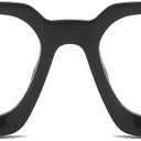 JOVAKIT Fashion Square Blue Light Glasses for Men Women Simple Designer Style Thick Frame Computer Eyeglasses Anti Eyestrain