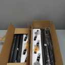 YaFex Curtain Rods 2 Pack 32-144 Inch, Heavy Duty 1 Inch Curtain Rod, Black Extra Long Adjustable Window Treatment Rods, Modern Design, Easy Installation