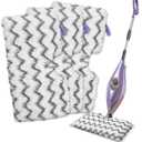 S3501 S3601 Steam Mop Replacement Pads Compatible with Shark Steam Pocket Mops S3501 S3601 S3550 S3801 S3901 S3601D S3801CO S3901D S3455K S2902 SE450, Washable Microfiber Mop Pads Reusable, 3 Pack