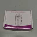 Wireless Camera Remote Control with Zoom for iPhone & Android, Bluetooth Camera Remote Shutter with Front/Rear Camera Switch for Photo & Video, Smartphone Bluetooth Clicker for TikTok (Dark Black)