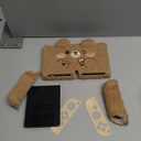 GeekShare Cute Plush Protective Case Cover Compatible with Switch - Shock-Absorption and Anti-Scratch - Plush Bear (for Switch OLED)