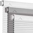 Grandekor No Drill No Tools Cordless Cellular Shades,35" W x 36" H,Blackout Honeycomb Blinds for Indoor Windows,UV Protection Privacy No Drill Blinds for Home,Door,White