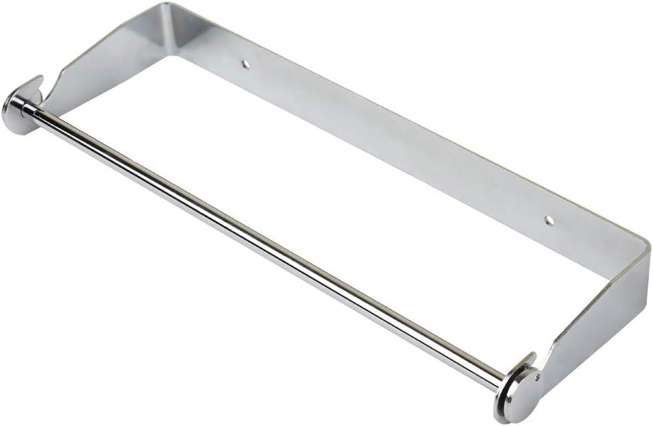PHUNAYA Under Cabinet Paper Towel Holder Wall Mount for Home Kitchen,Stainless Steel for Large Rolls-Chrome