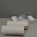 AVV Wall Sconces Set of Two, Wall Lamp Plug in with On/Off Switch, 2700K 4000K 5000K Selectable, Wall Lights for Bedroom, Living Room, Wall Decor for Bedroom, Fabric Linen Lamp Shades