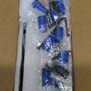 CLOUDY BAY 5CCT 12V 4W Low Voltage LED Step Light with Horizontal Louvered Faceplate for Steps Decks Stairs, Outdoor Stair Lights, Wet Locations, 6 Pack, Black