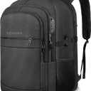 Lapsouno Business Laptop Backpack, Travel Backpack, 15.6 Inch Carry on Backpack, Anti-Theft College School Computer Backpack with USB Port, Gift for Men Women,Black 2088GRY